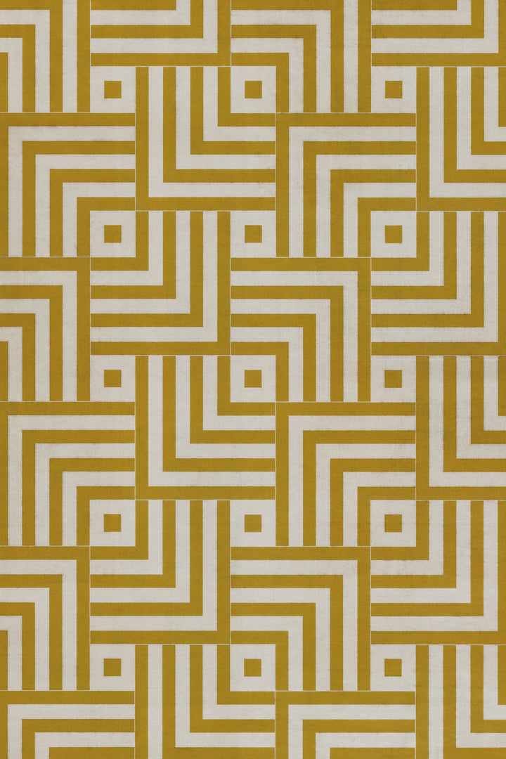 Vintage Vinyl Floorcloth Mats (Pattern 60 Retroversion)