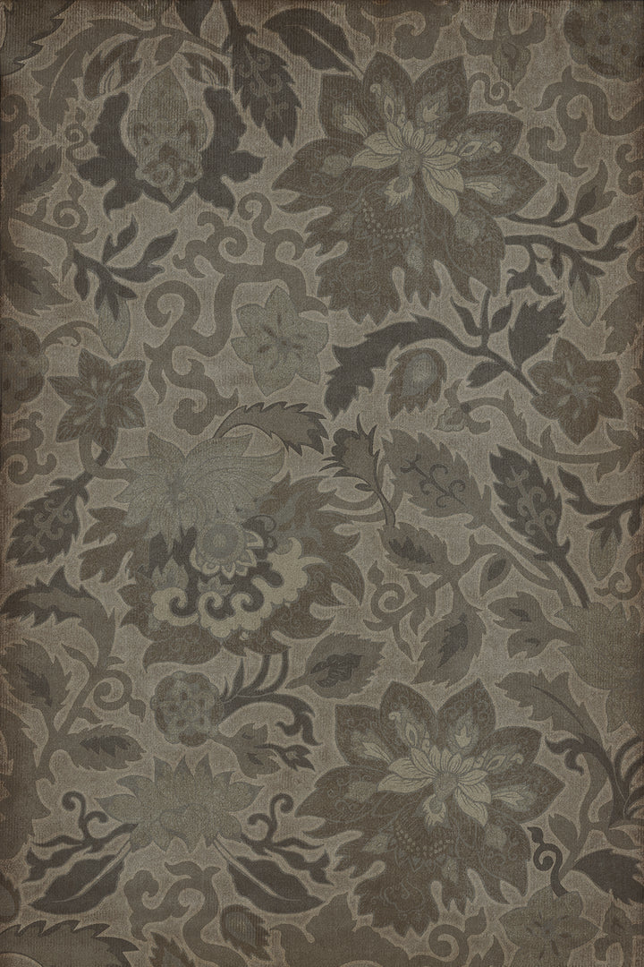 Vintage Vinyl Floorcloth Rug (Pattern 71 The Japanese Alps)