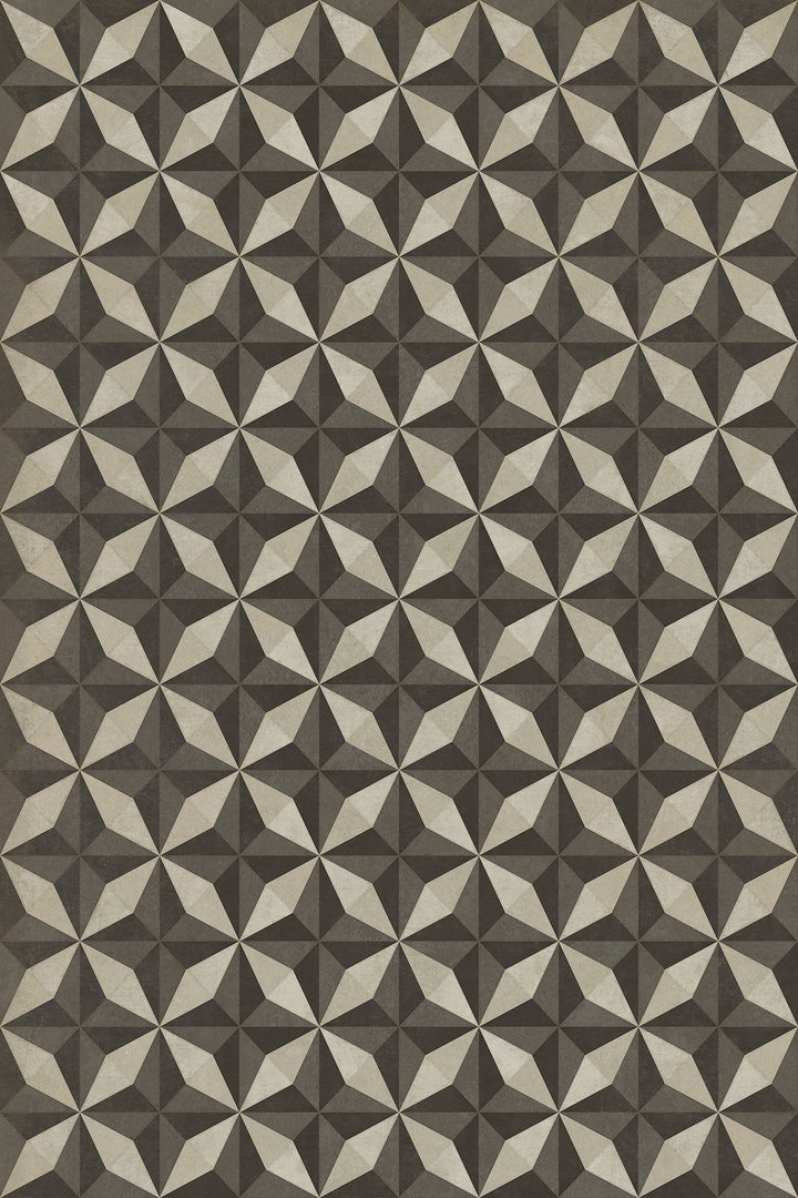 Vintage Vinyl Floorcloth Rug (Pattern 74 Morpheus)
