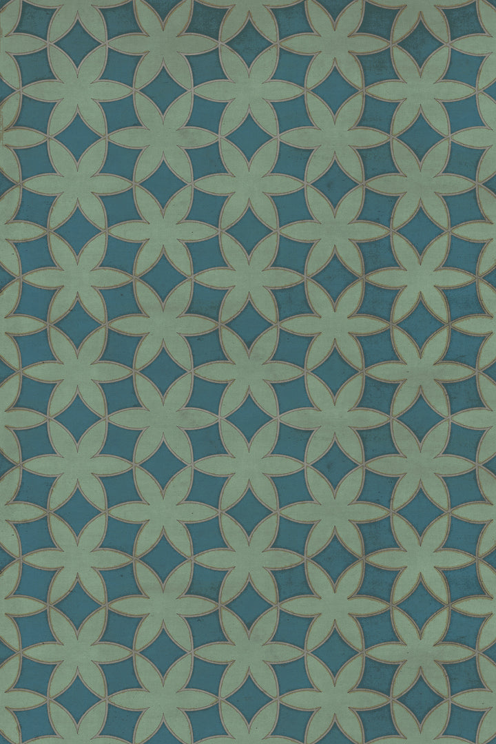 Vintage Vinyl Floorcloth Mats (Pattern 79 Singin In The Rain)