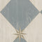 Vintage Vinyl Floorcloth Rug (Williamsburg – Compass Diamond – Garden Fountain)