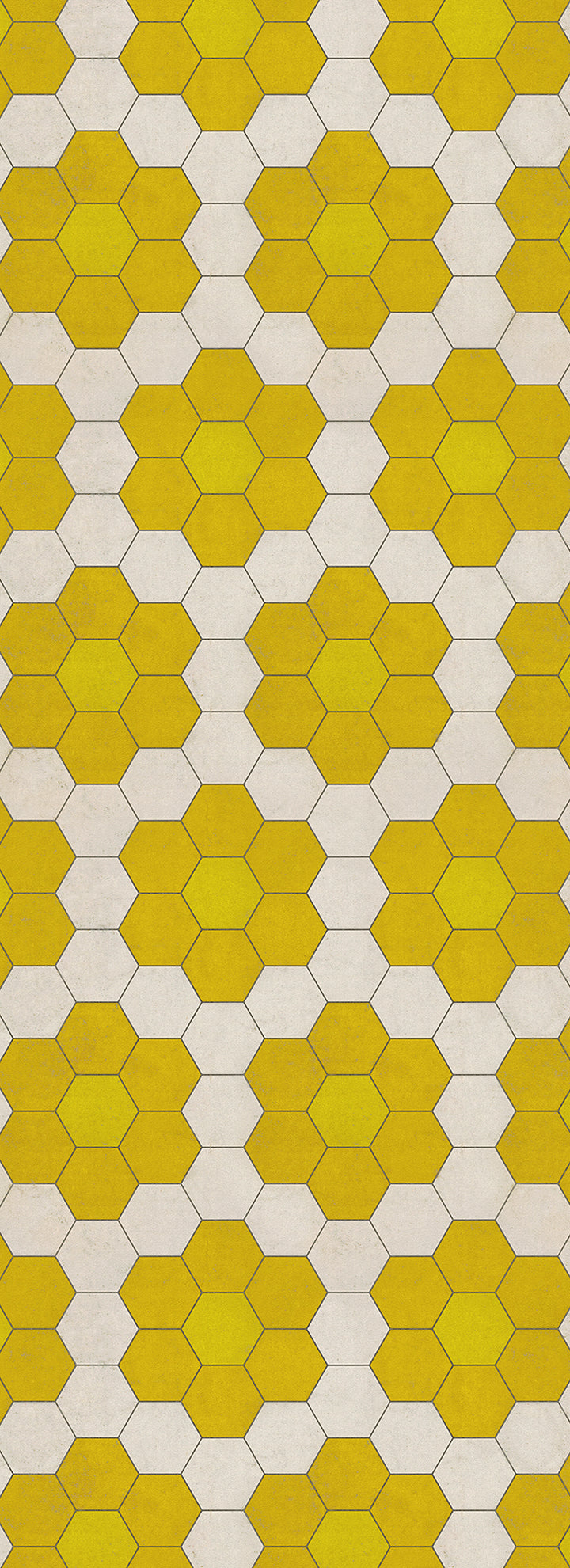 Vintage Vinyl Floorcloth Mats (Pattern 02 The Bee's Knees) (Lightly Distressed)