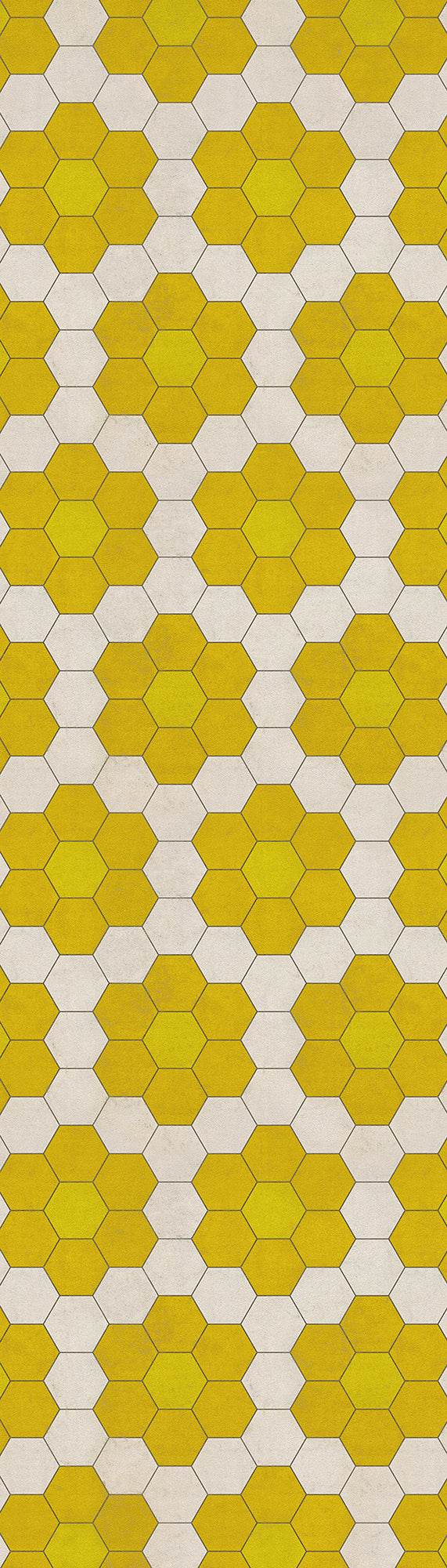 Vintage Vinyl Floorcloth Mats (Pattern 02 The Bee's Knees) (Lightly Distressed)