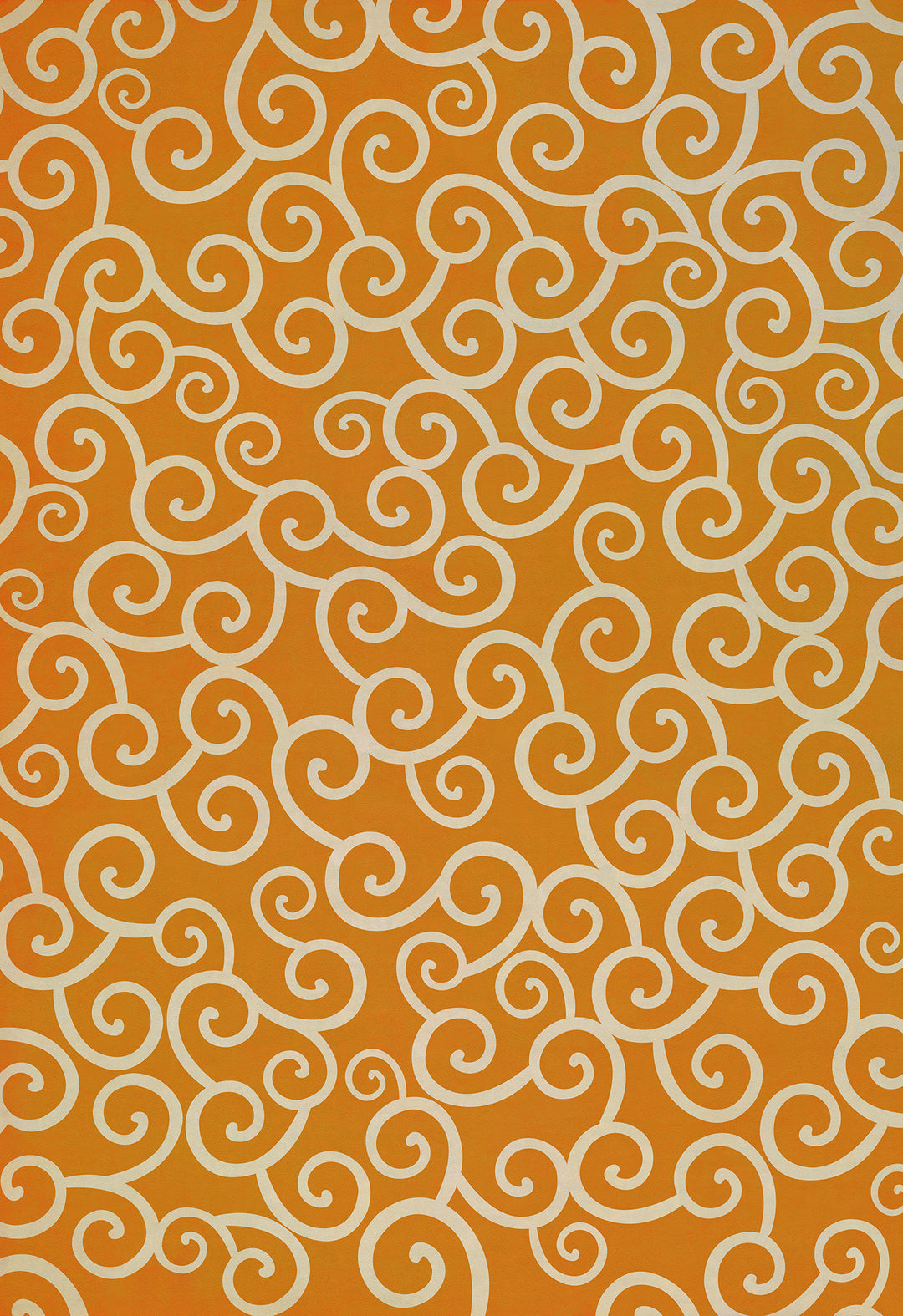 Vintage Vinyl Floorcloth Rug (Pattern 04 Salt Water Taffy) (Lightly Distressed)