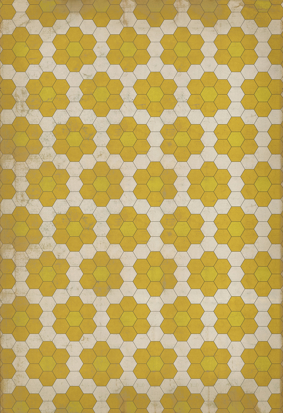 Vintage Vinyl Floorcloth Mats (Pattern 02 The Bee's Knees)