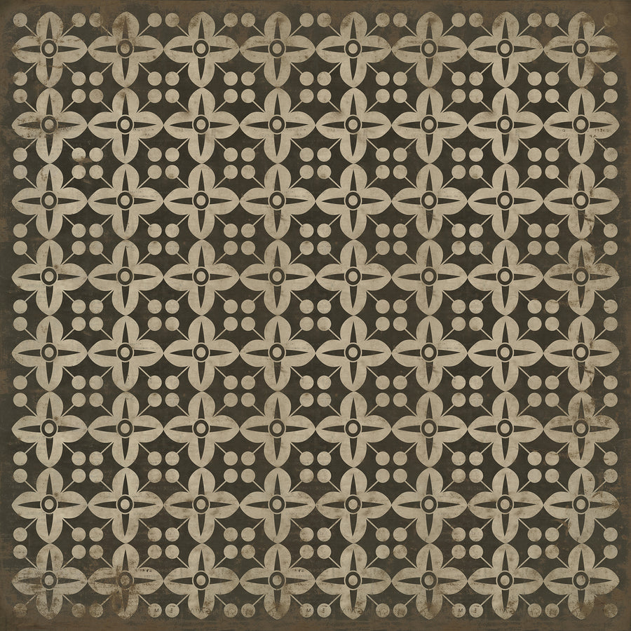 Vintage Vinyl Floorcloth Mats (Pattern 03 There's no place like Home ...