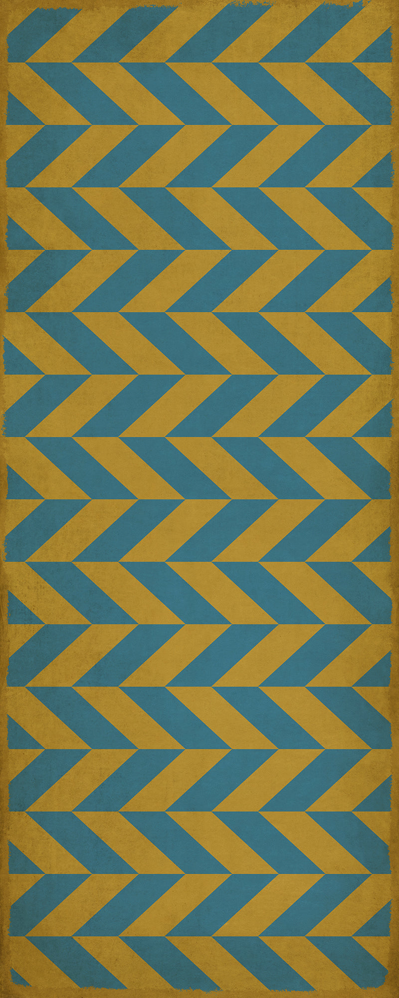 Vintage Vinyl Floorcloth Mat (Classic Pattern 06 Neptunus)