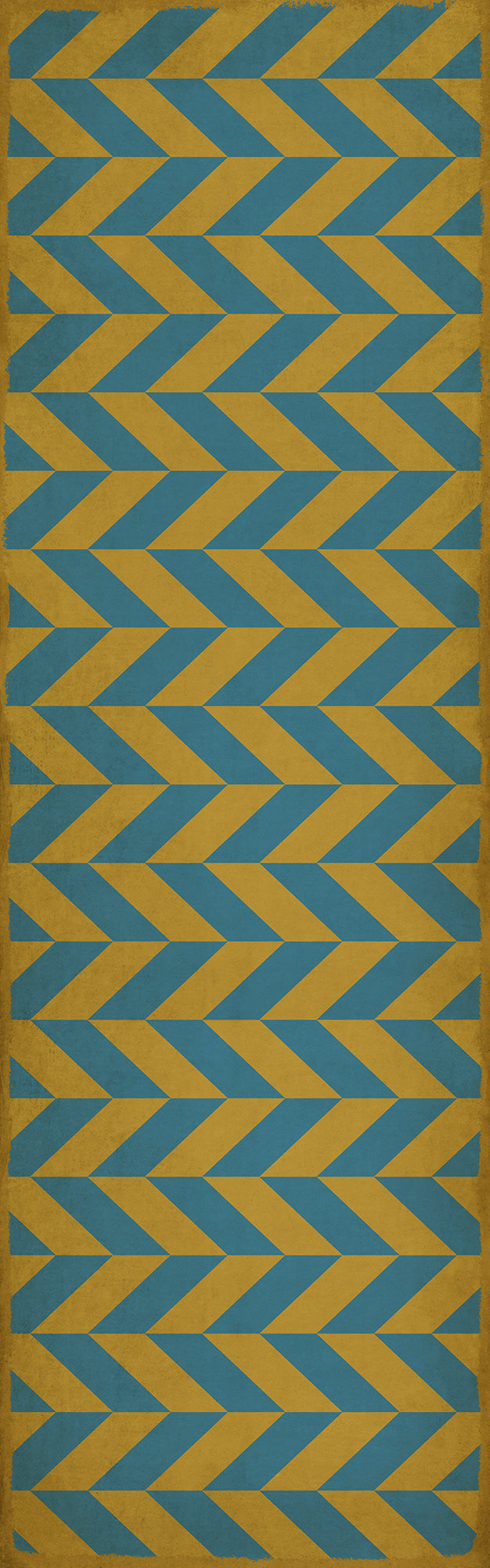 Vintage Vinyl Floorcloth Mat (Classic Pattern 06 Neptunus)