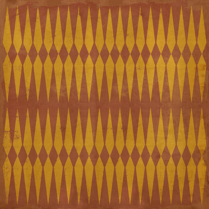 Vintage Vinyl Floorcloth Rug (Pattern 08 Dr Jekyll)