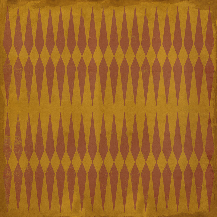 Vintage Vinyl Floorcloth Rug (Pattern 08 Mr Hyde)