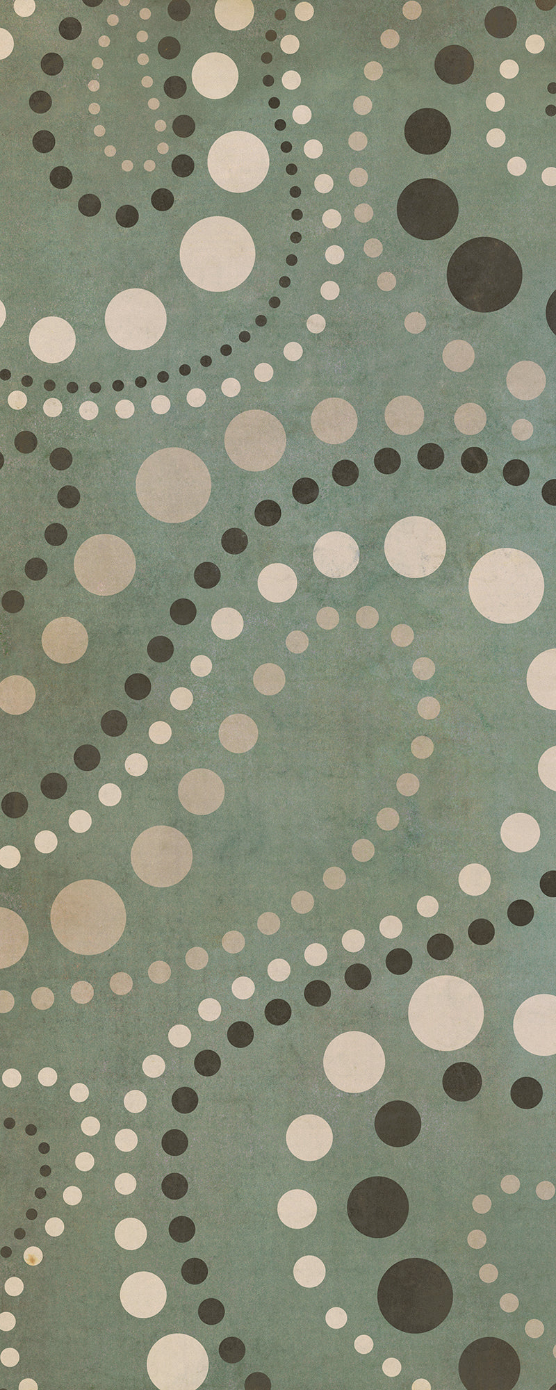 Vintage Vinyl Floorcloth Rug (Classic Pattern 12 Hocus Pocus)