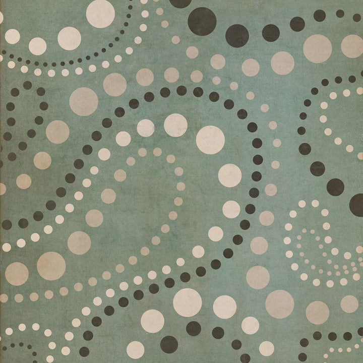 Vintage Vinyl Floorcloth Rug (Classic Pattern 12 Hocus Pocus)