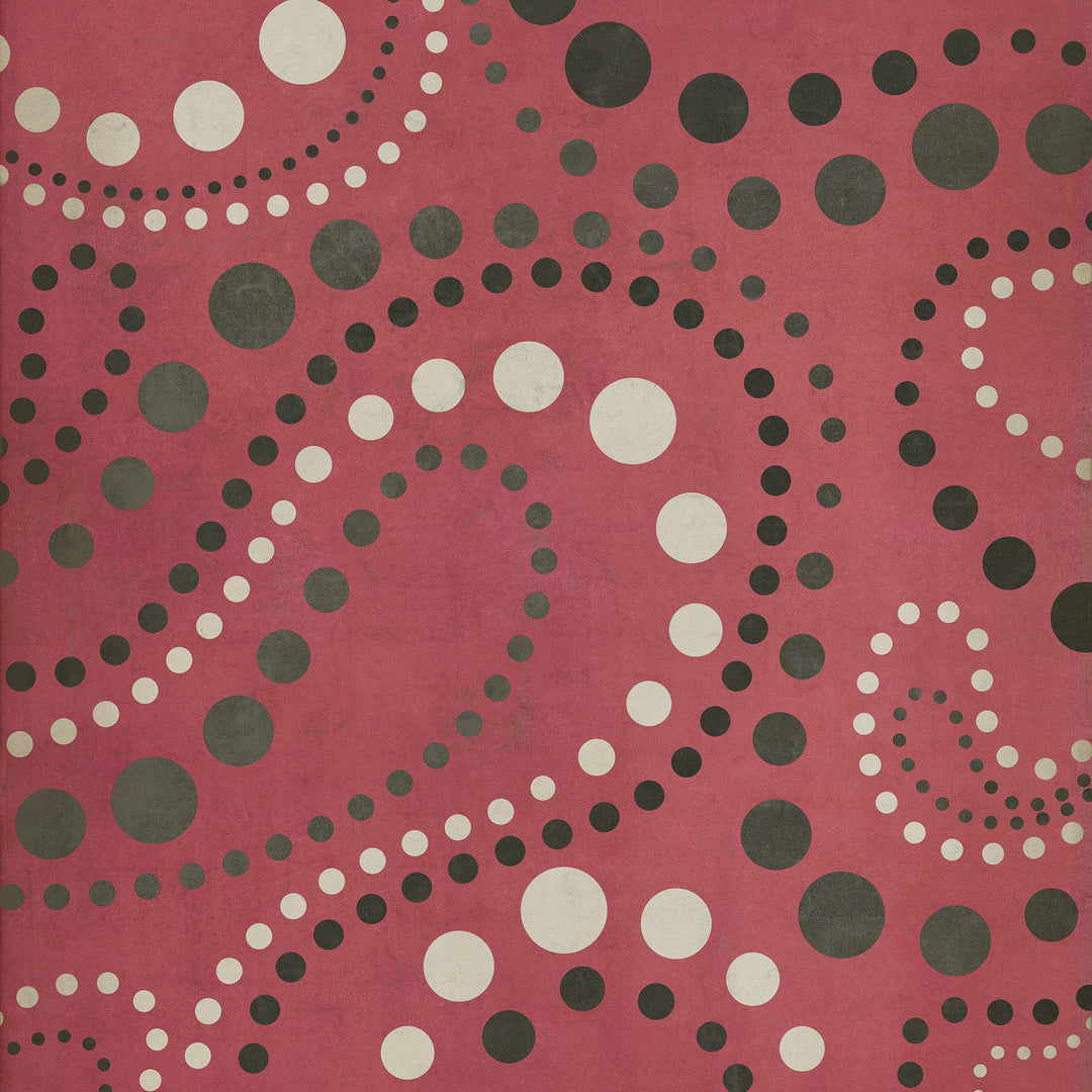 Vintage Vinyl Floorcloth Rug (Classic Pattern 12 Pandemonium)