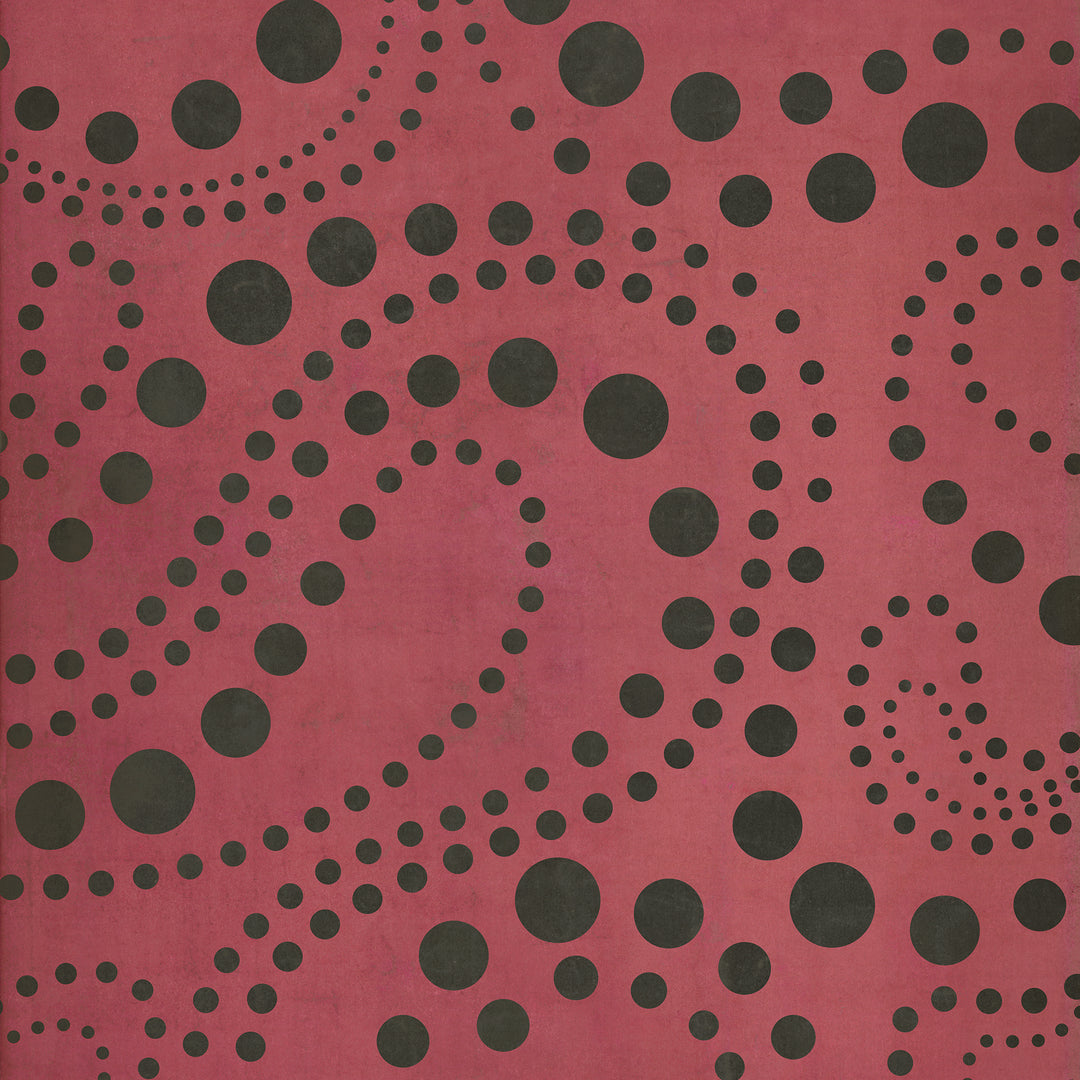 Vintage Vinyl Floorcloth Rug (Classic Pattern 12 Serendipity)