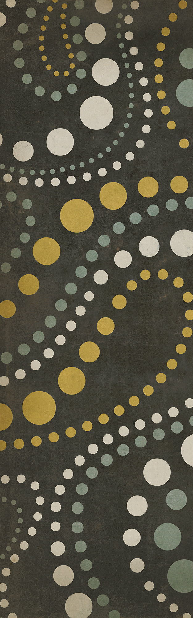 Vintage Vinyl Floorcloth Rug (Classic Pattern 12 the Big Bang Theory)