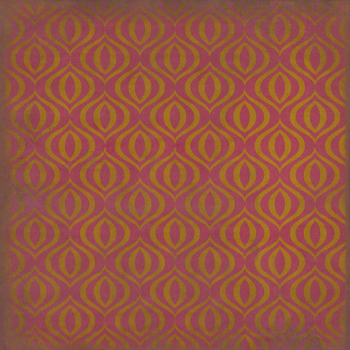Vintage Vinyl Floorcloth Rug (Classic Pattern 15 Phoenix)