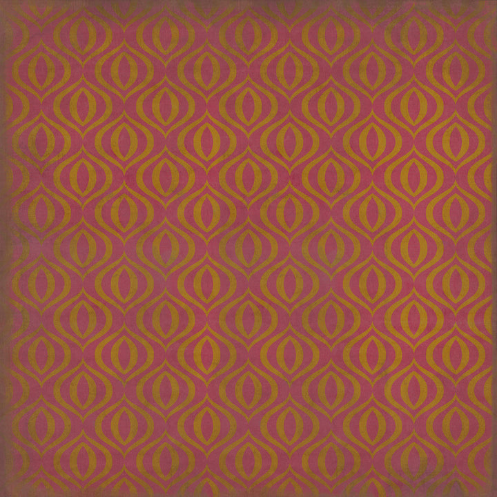 Vintage Vinyl Floorcloth Rug (Classic Pattern 15 Phoenix)