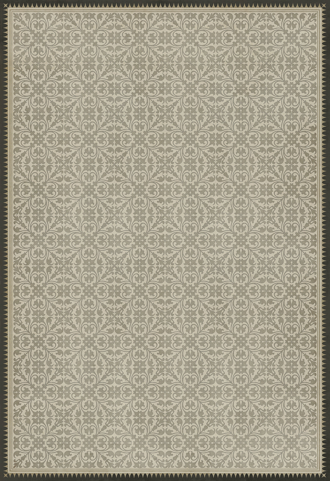 Vintage Vinyl Floorcloth Rug (Pattern 21 The Knight)