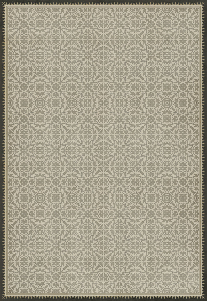 Vintage Vinyl Floorcloth Rug (Pattern 21 The Knight)