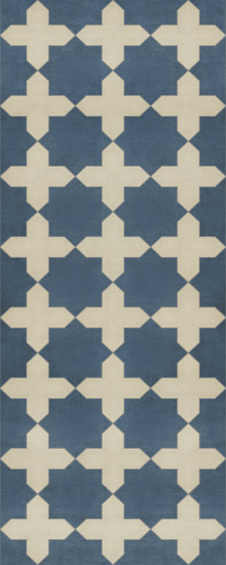 Vintage Vinyl Floorcloth Rug (Pattern 23 It Is In The Sea)