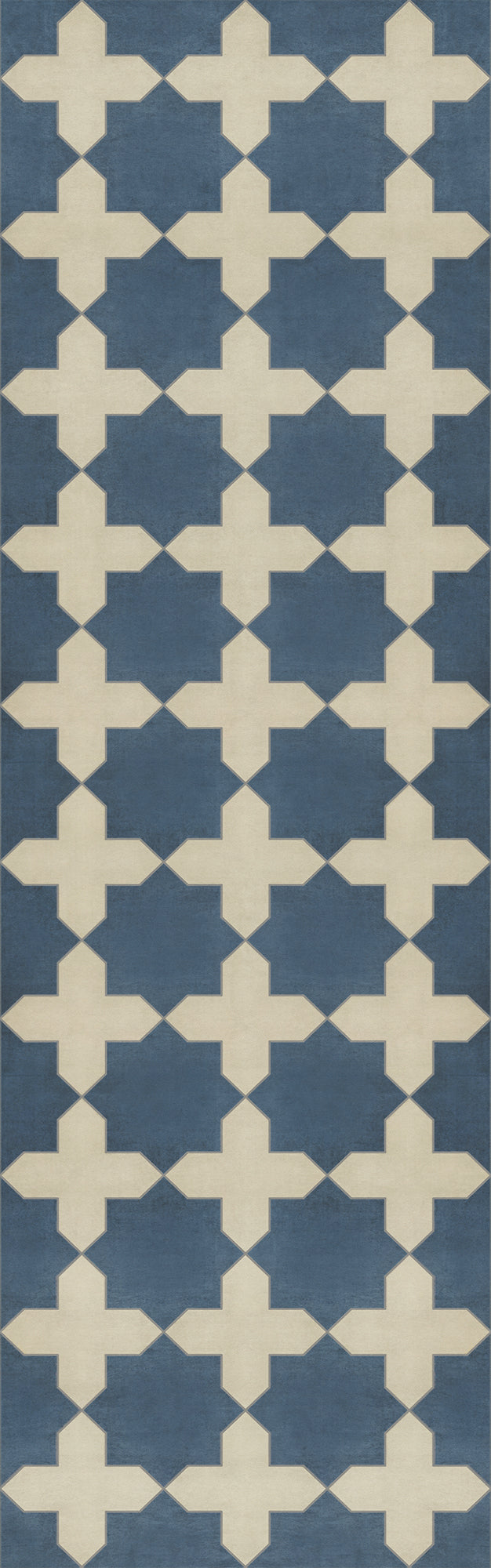 Vintage Vinyl Floorcloth Rug (Pattern 23 It Is In The Sea)