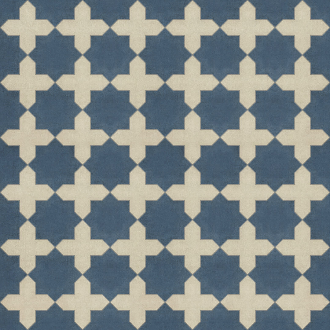 Vintage Vinyl Floorcloth Rug (Pattern 23 It Is In The Sea)