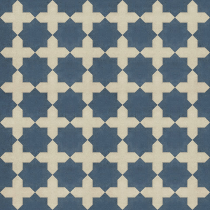 Vintage Vinyl Floorcloth Rug (Pattern 23 It Is In The Sea)