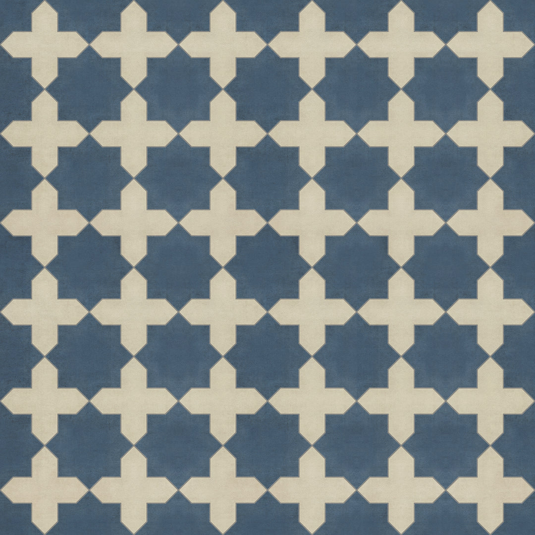 Vintage Vinyl Floorcloth Rug (Pattern 23 It Is In The Sea)
