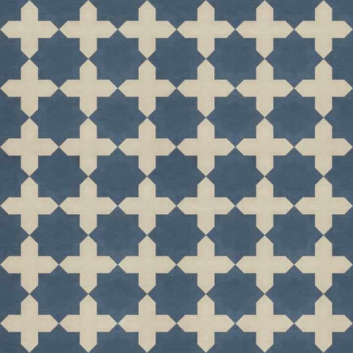 Vintage Vinyl Floorcloth Rug (Pattern 23 It Is In The Sea)