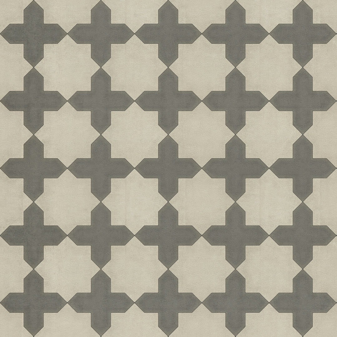 Vintage Vinyl Floorcloth Rug (Pattern 23 Simple as Doves)