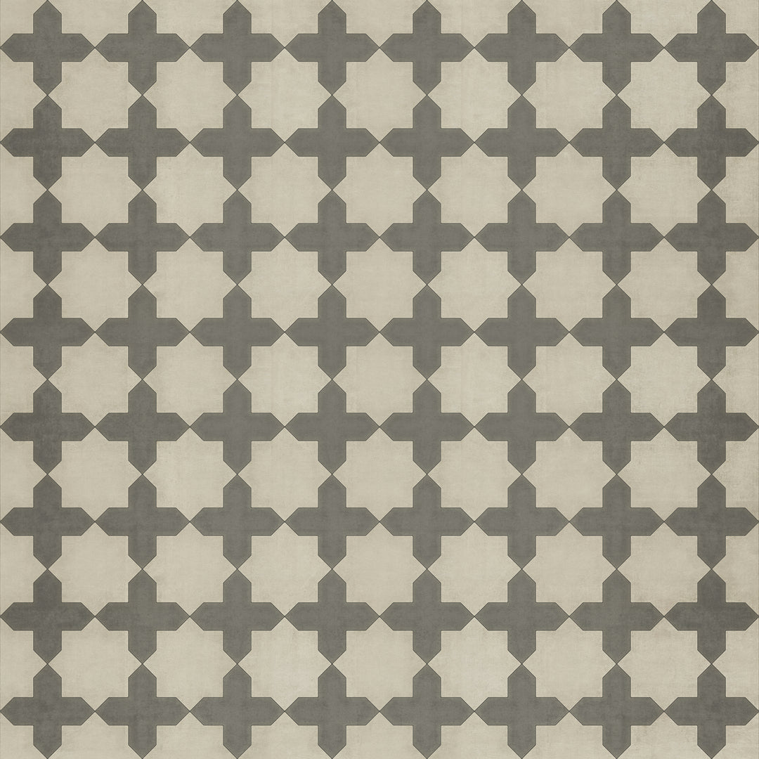 Vintage Vinyl Floorcloth Rug (Pattern 23 Simple as Doves)