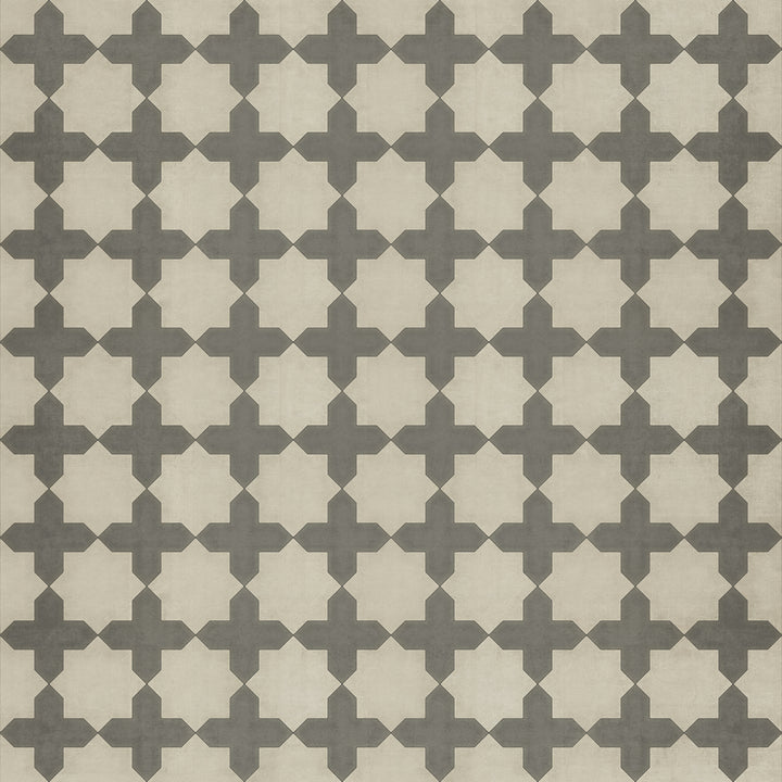 Vintage Vinyl Floorcloth Rug (Pattern 23 Simple as Doves)