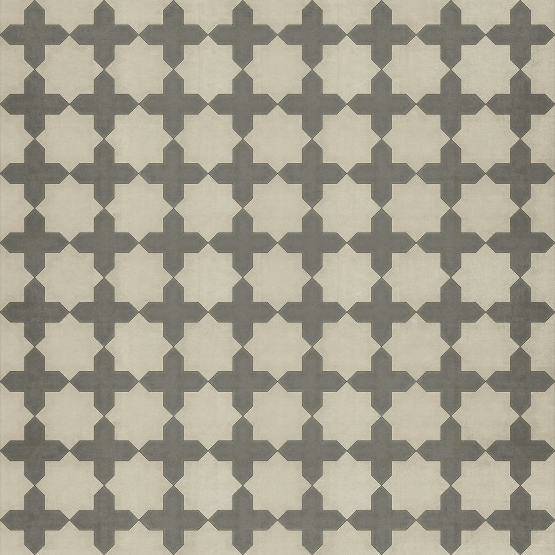 Vintage Vinyl Floorcloth Rug (Pattern 23 Simple as Doves)
