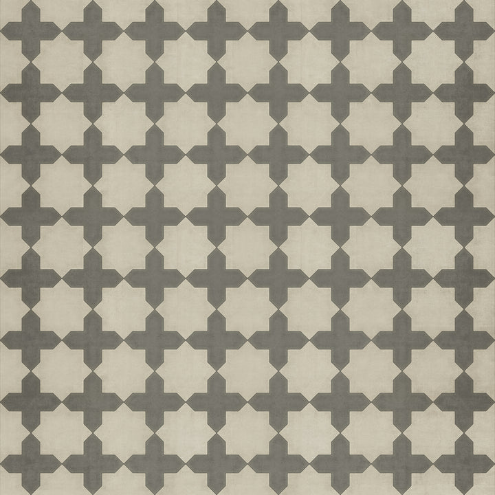 Vintage Vinyl Floorcloth Rug (Pattern 23 Simple as Doves)
