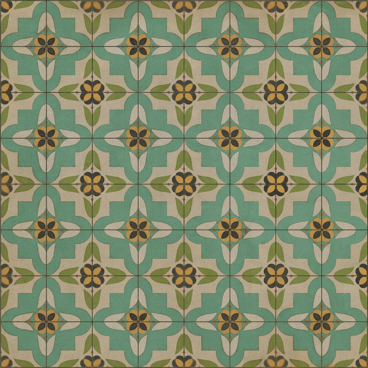Vintage Vinyl Floorcloth Rug (Pattern 33 I Am Not A Bumblebee)