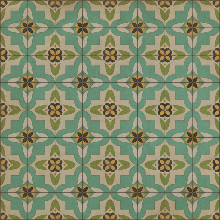 Vintage Vinyl Floorcloth Rug (Pattern 33 I Am Not A Bumblebee)
