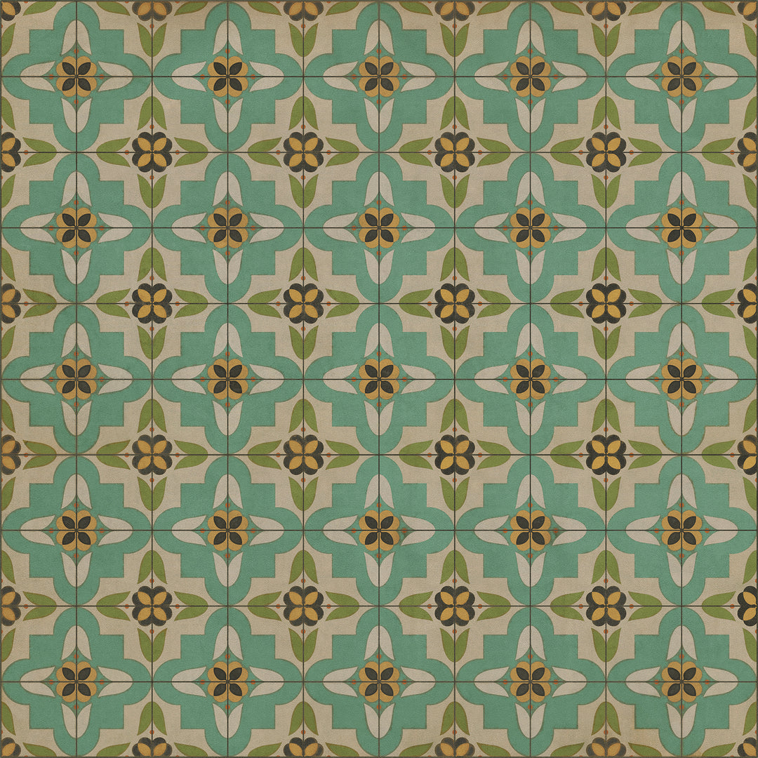 Vintage Vinyl Floorcloth Rug (Pattern 33 I Am Not A Bumblebee)