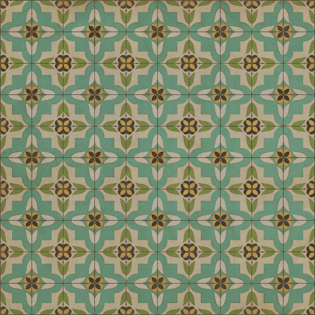 Vintage Vinyl Floorcloth Rug (Pattern 33 I Am Not A Bumblebee)