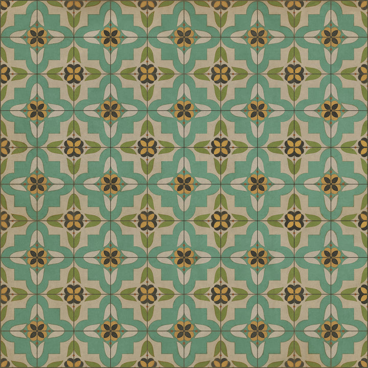 Vintage Vinyl Floorcloth Rug (Pattern 33 I Am Not A Bumblebee)