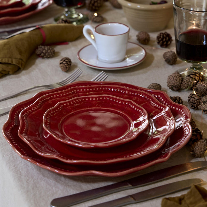 Costa Nova Almara Fine Stoneware Dinnerware (Rubi Red)