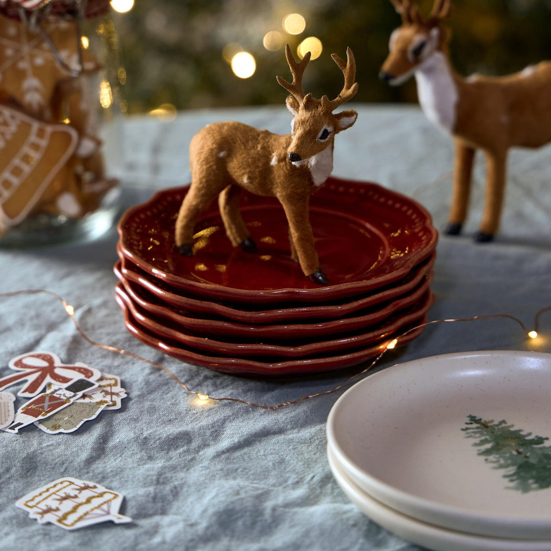 Costa Nova Almara Fine Stoneware Dinnerware (Rubi Red)
