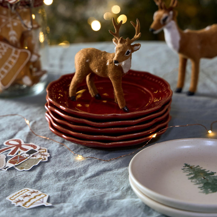 Costa Nova Almara Fine Stoneware Dinnerware (Rubi Red)