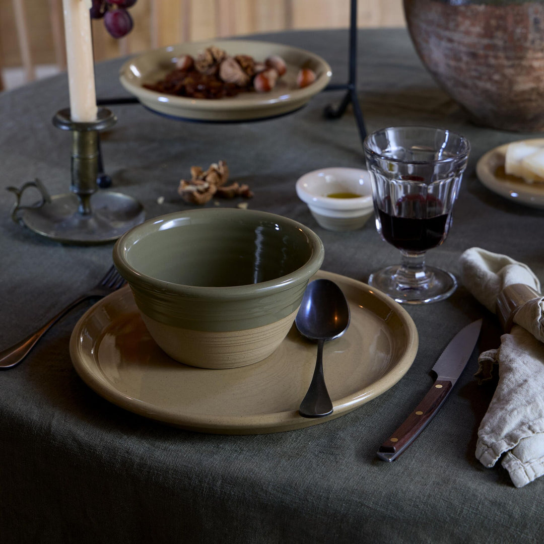 Costa Nova Scotia Fine Stoneware Dinnerware (Olive Green)