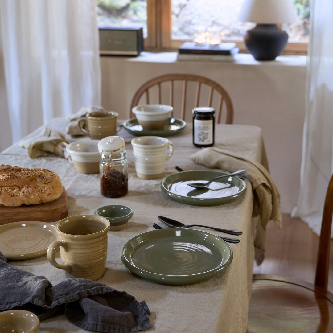 Costa Nova Scotia Fine Stoneware Dinnerware (Olive Green)