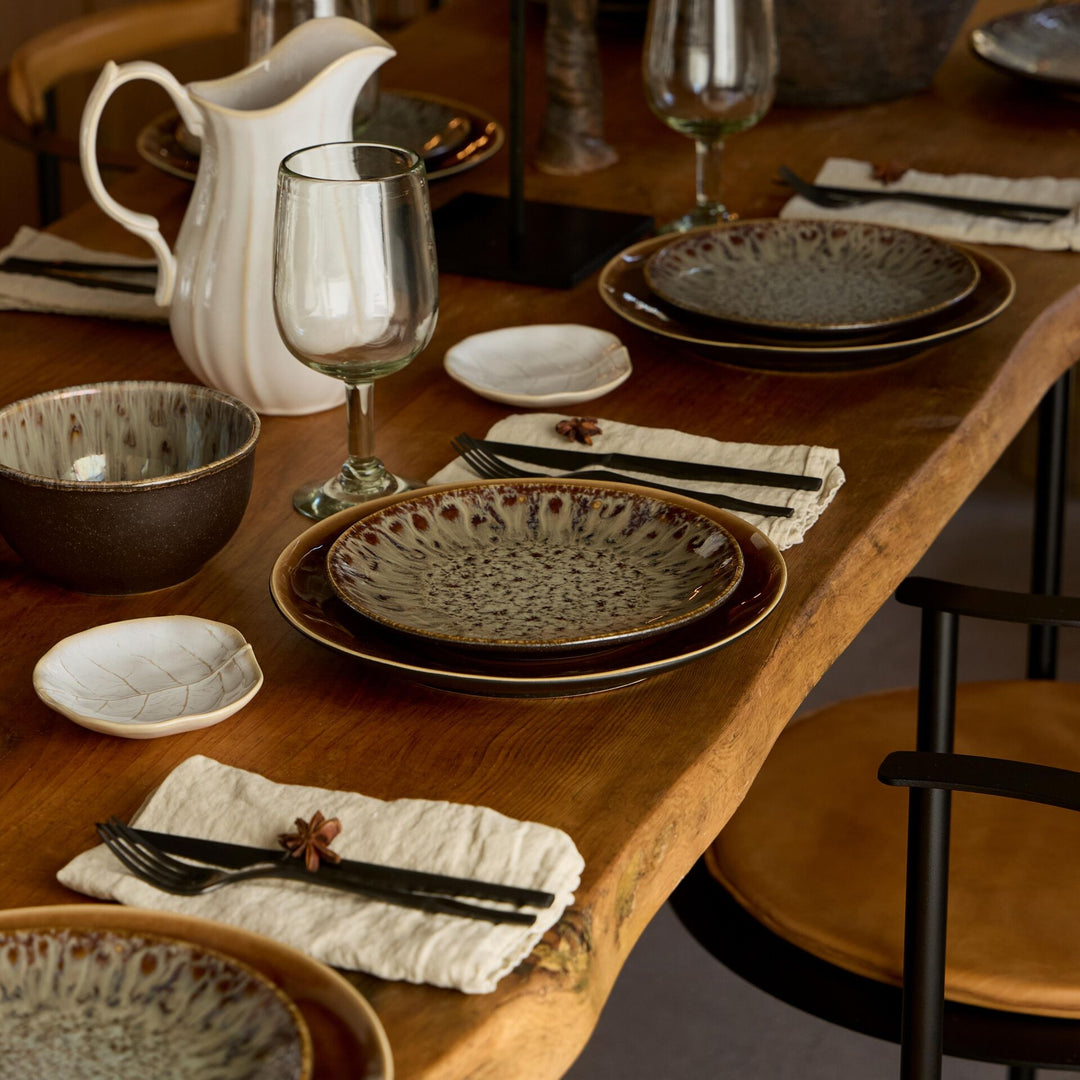 Costa Nova Roda Fine Stoneware Dinnerware (Cocoa Brown)