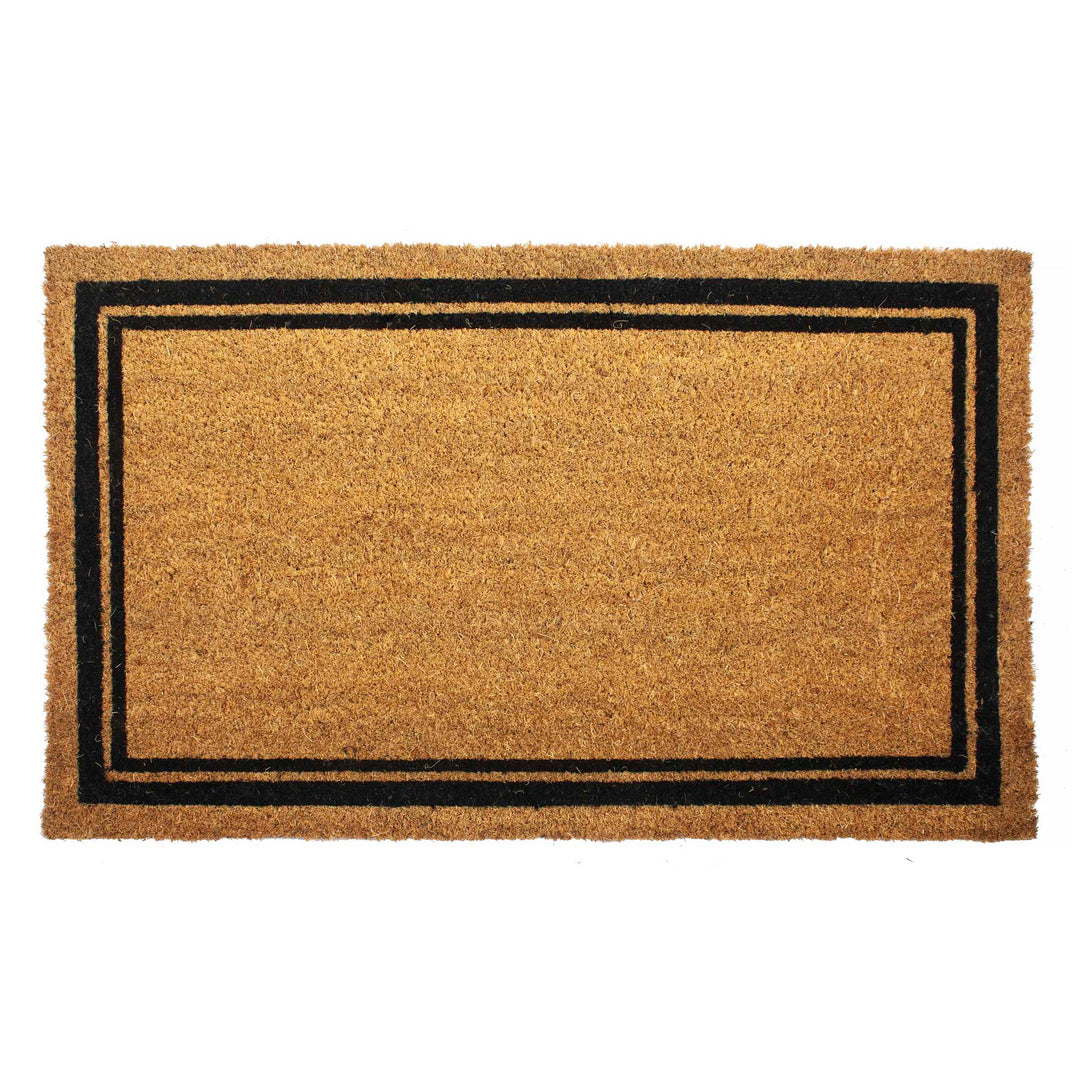 Entryways With Border Coir Doormat