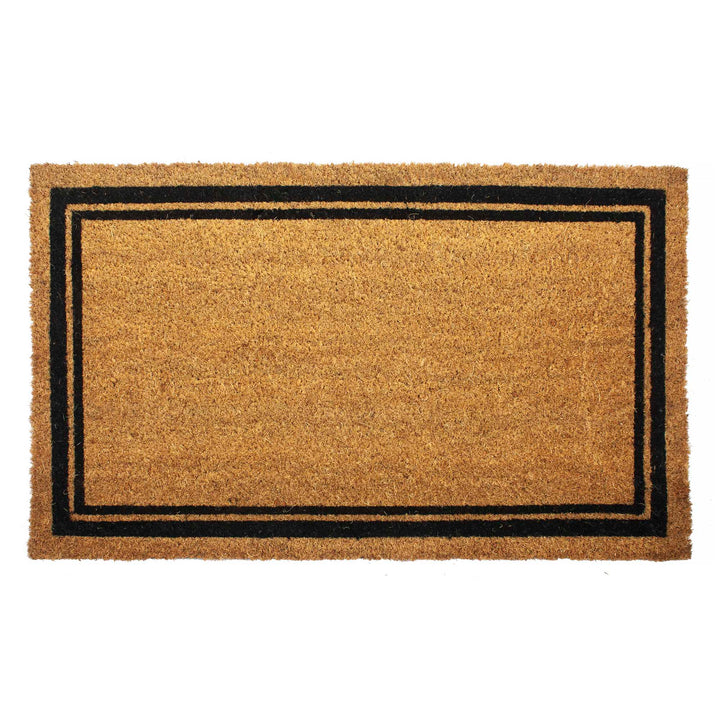 Entryways With Border Coir Doormat