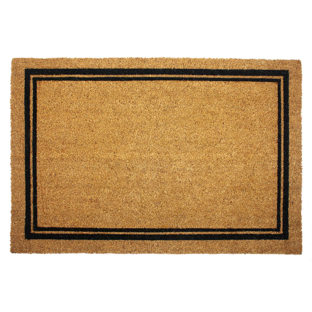 Entryways With Border Coir Doormat