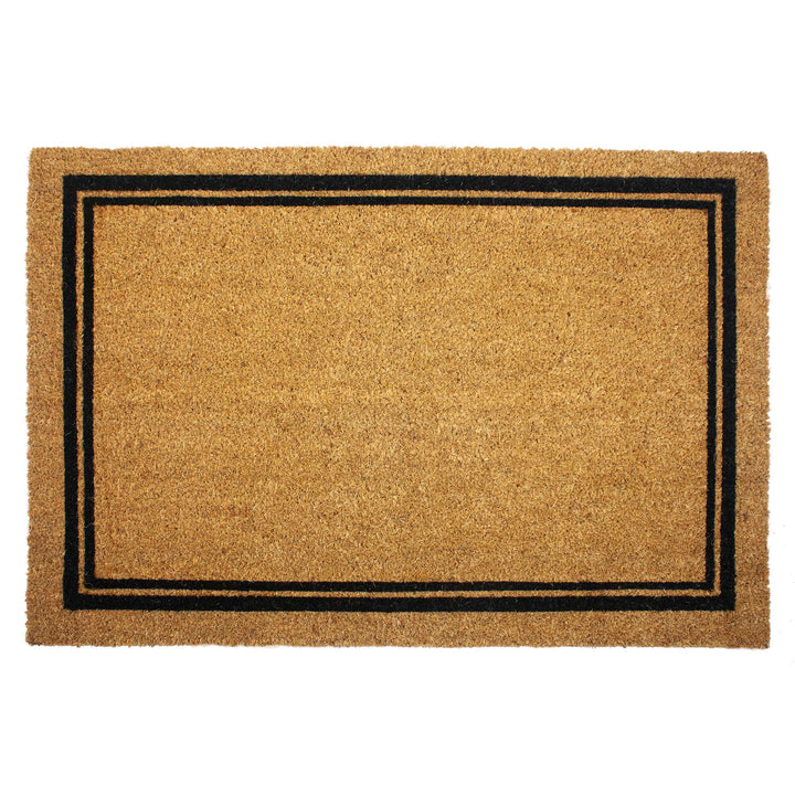 Entryways With Border Coir Doormat