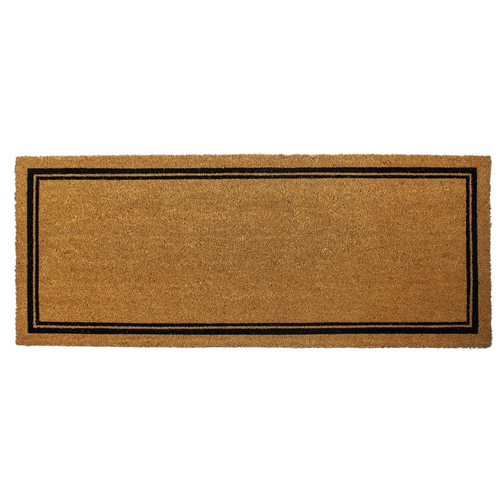 Entryways With Border Coir Doormat